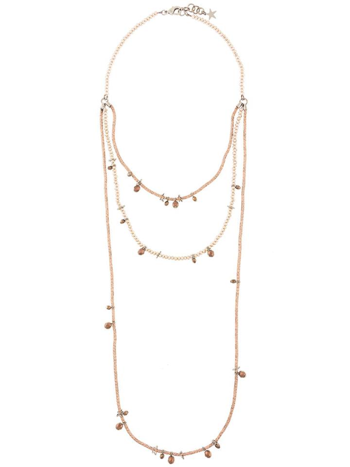 Lorena Antoniazzi Layered Bead Necklace - Brown
