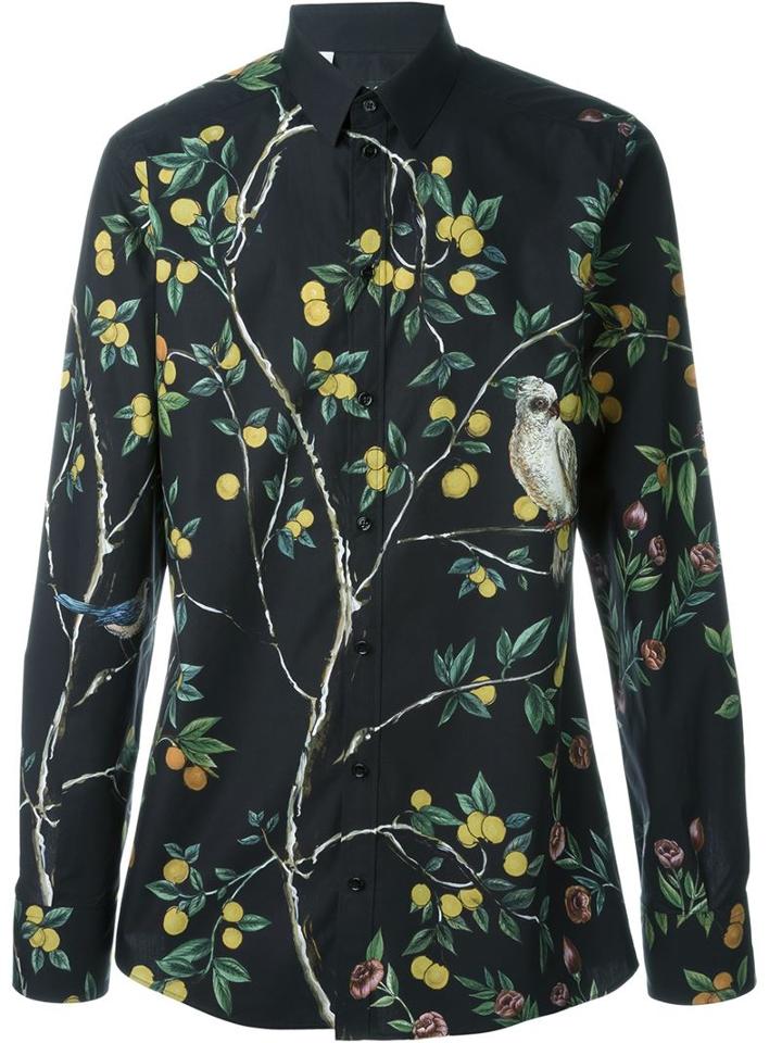 Dolce & Gabbana Forest Motif Shirt