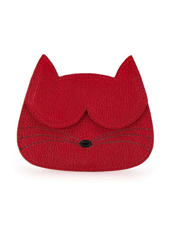 Sarah Chofakian Leather Kitty Wallet - Yellow