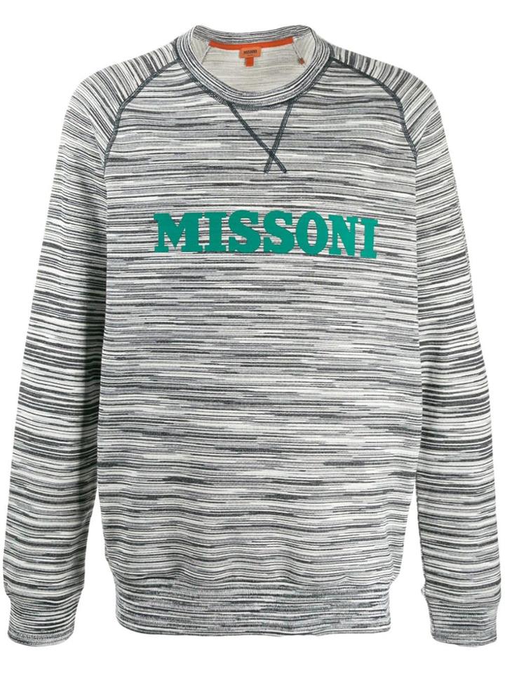 Missoni Printed Logo Jumper - Grey