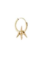 Wouters & Hendrix Gold 'spiked Hoop' Earring