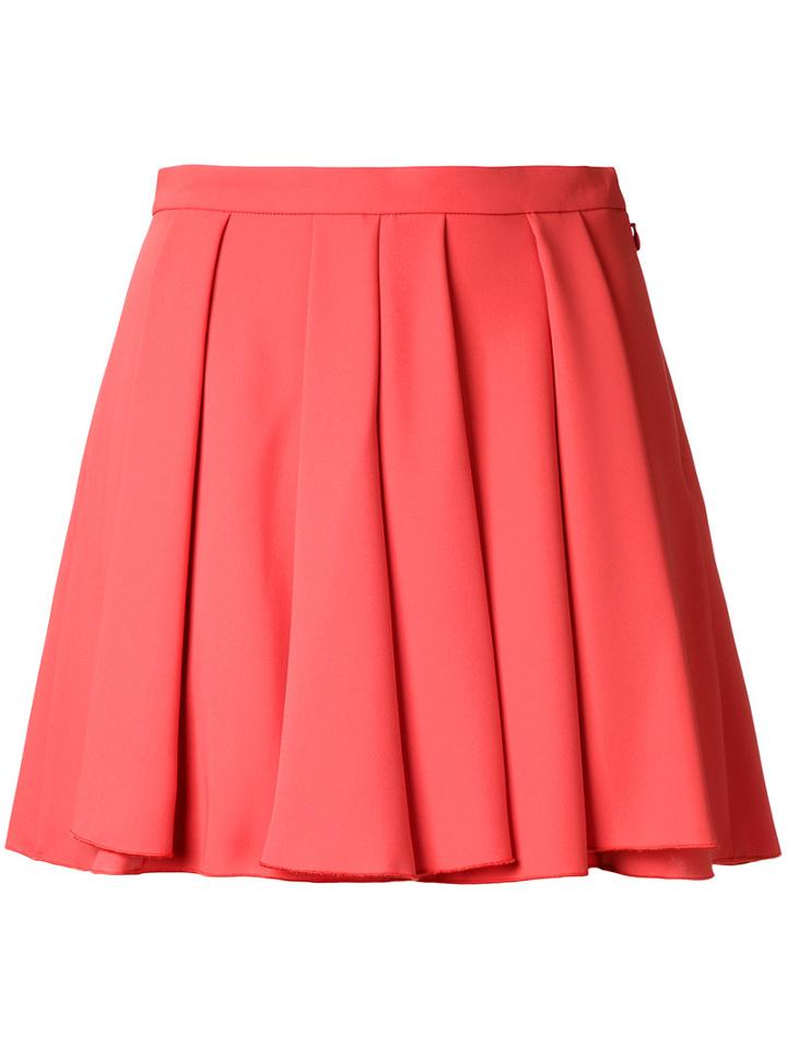 Guild Prime Pleated Skirt, Women's, Size: 36, Red, Polyester