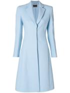 Versace Snap Button Coat - Blue