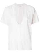 Iro Deep V-neck T-shirt - Nude & Neutrals