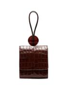 By Far Ball-embellished Bag - Brown