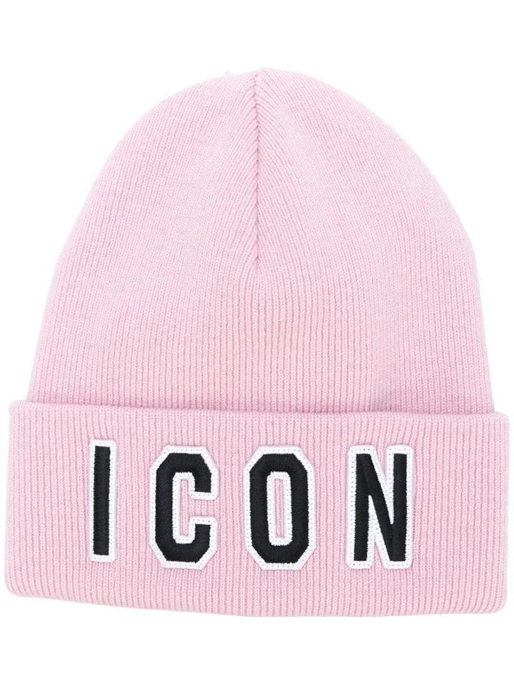 Dsquared2 Icon Beanie - Pink