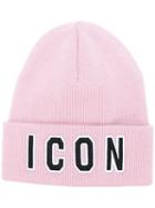 Dsquared2 Icon Beanie - Pink