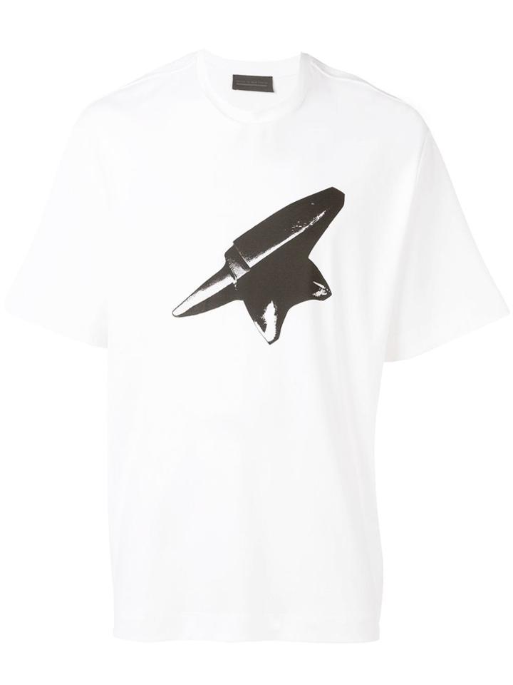 Diesel Black Gold Hammer Print T-shirt - White