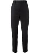 Isabel Marant Étoile - Slim Fit Trousers - Women - Cotton/virgin Wool - 38, Black, Cotton/virgin Wool
