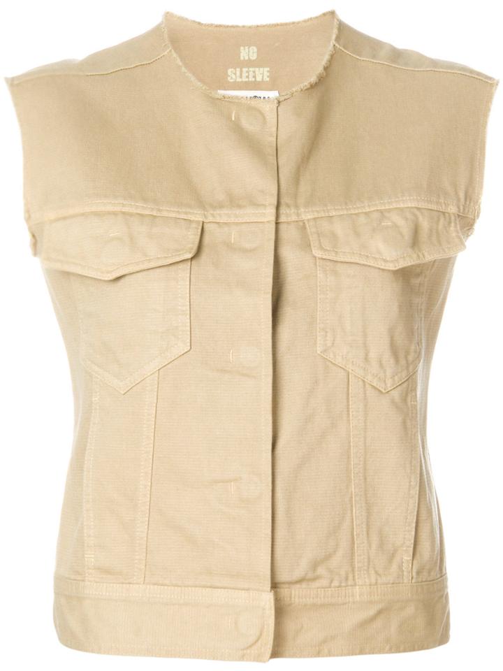 Maison Martin Margiela Vintage No Sleeve 6 Waistcoat - Nude & Neutrals