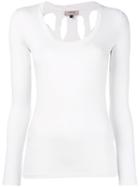 Murmur - Torn Blouse - Women - Nylon/spandex/elastane/viscose - M, White, Nylon/spandex/elastane/viscose