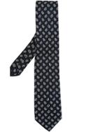 Etro Paisley Woven Tie - Blue