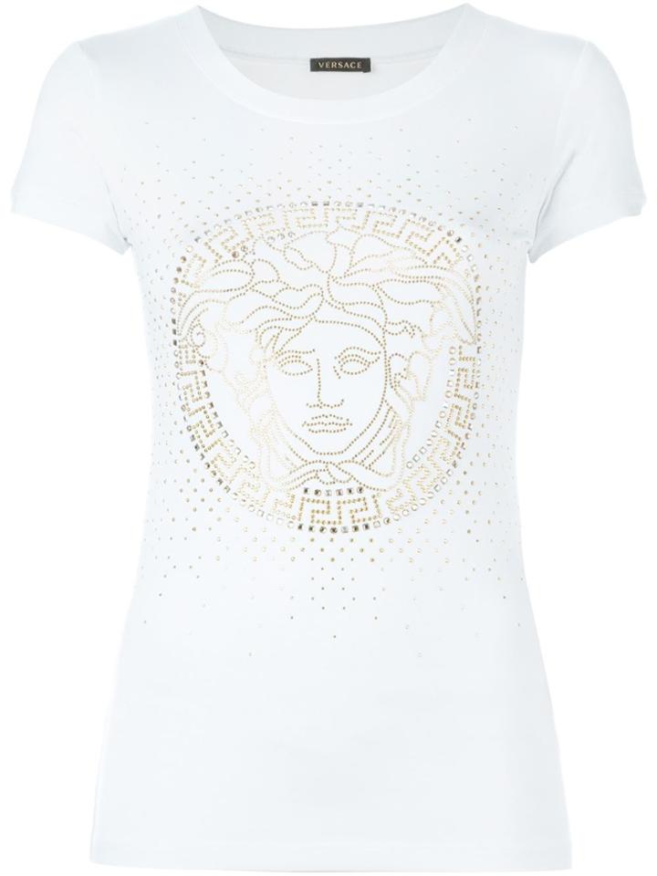 Versace Medusa Slim Fit T-shirt - White