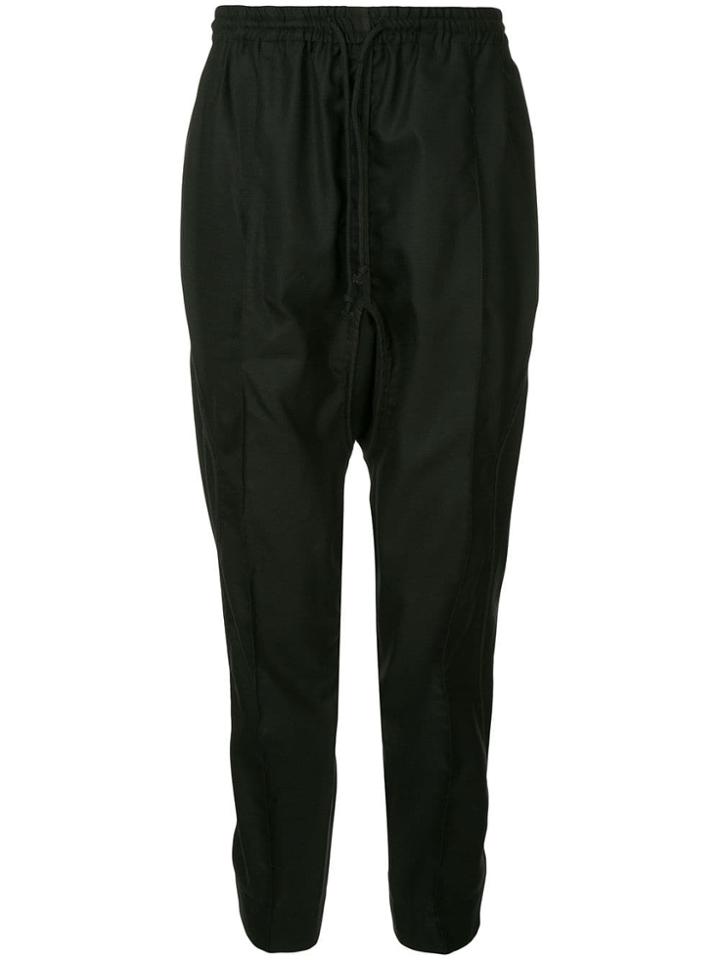 Abasi Rosborough Wool Track Pants - Black