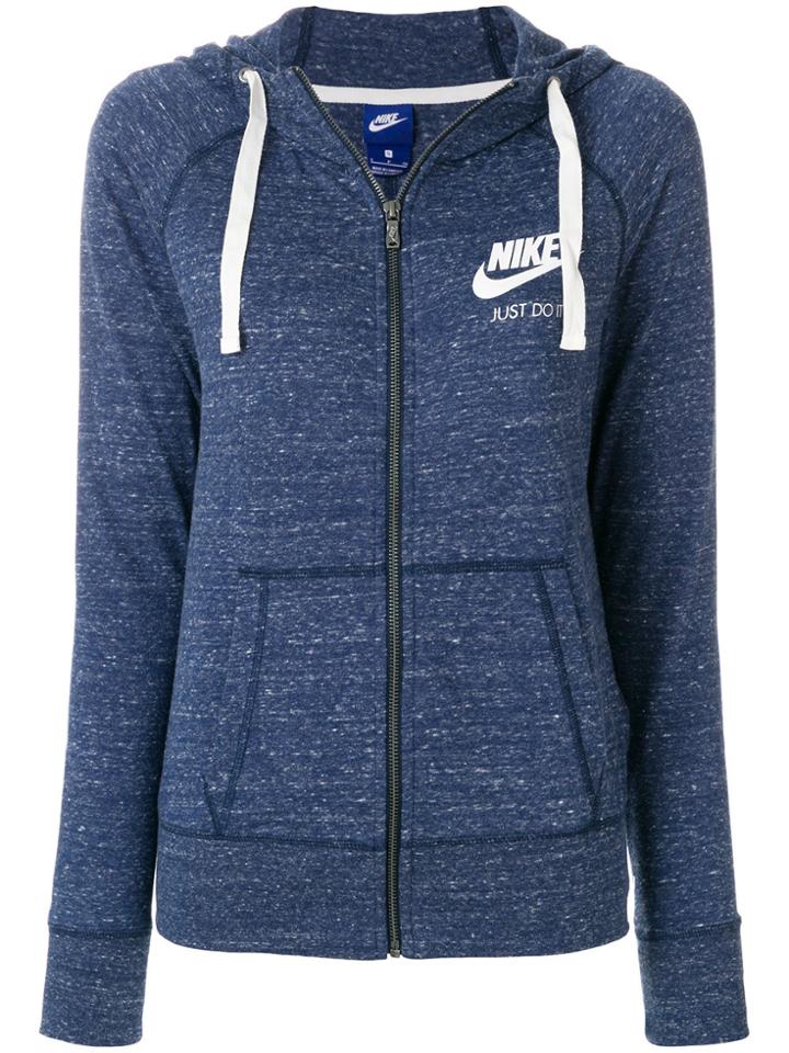 Nike Gym Vintage Hoodie - Blue