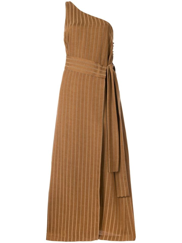 Muller Of Yoshiokubo One-shoulder Dress - Brown