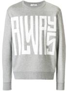 Valentino Designer Print Sweatshirt - Grey