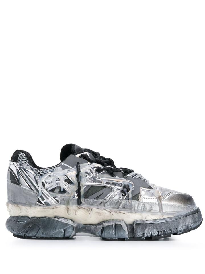 Maison Margiela Maison Margiela S58ws0118p2897 0 Nero A Pelle - Grey