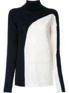 Irene 'intersia' Bicolour Pullover, Women's, Size: 36, Black, Wool