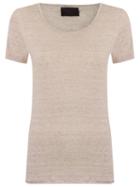 Andrea Bogosian Printed T-shirt, Women's, Size: P, Grey, Cotton