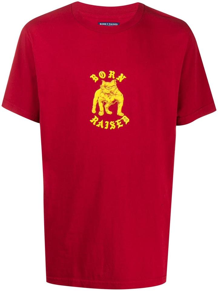 Bornxraised Boardwalk Shark Relaxed-fit T-shirt - Red