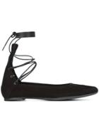 Ann Demeulemeester Ankle Tie Ballerinas - Unavailable