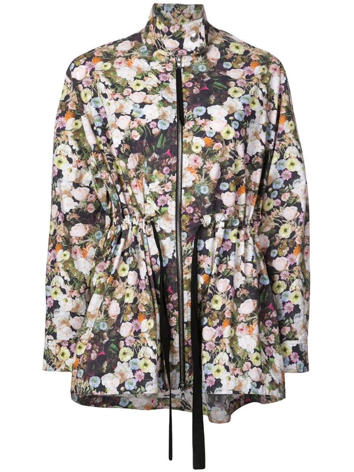 Adam Lippes Floral Print Parka - Multicolour