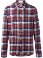 Faith Connexion Plaid Button Down Shirt - Red