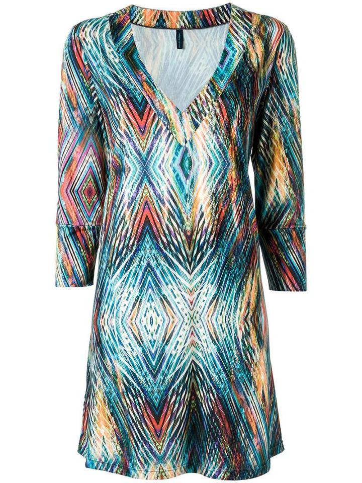 Lygia & Nanny V Neck Printed Tunic, Women's, Size: 48, Polyamide/spandex/elastane