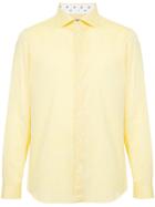 Loveless Lightweight Plain Shirt - Yellow & Orange