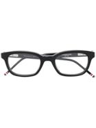Thom Browne Eyewear Square Framed Glasses - Black