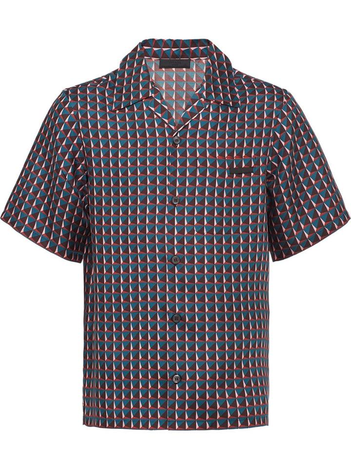 Prada Button-front Shirt - Blue