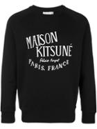 Maison Kitsuné 'palais Royal' Sweatshirt, Men's, Size: Xl, Black, Cotton