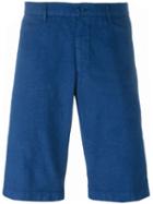 Etro Chino Shorts, Men's, Size: 54, Blue, Cotton/spandex/elastane