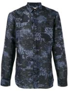 Burberry - Printed Shirt - Men - Cotton/linen/flax - Xl, Black, Cotton/linen/flax