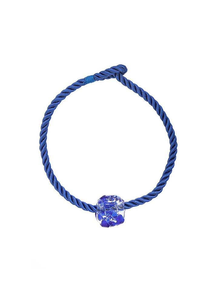 Maryam Nassir Zadeh Omen Embellished Necklace - Blue