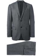 Ermenegildo Zegna Mirco Houndstooth Suit, Men's, Size: 56, Grey, Wool/cupro