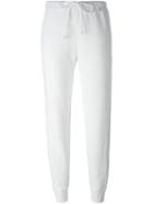 Twin-set Studded Heart Track Pants, Women's, Size: Small, White, Cotton
