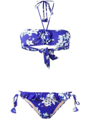 Emmanuella 'young' Bikini, Women's, Size: Medium, Blue, Polyamide/spandex/elastane