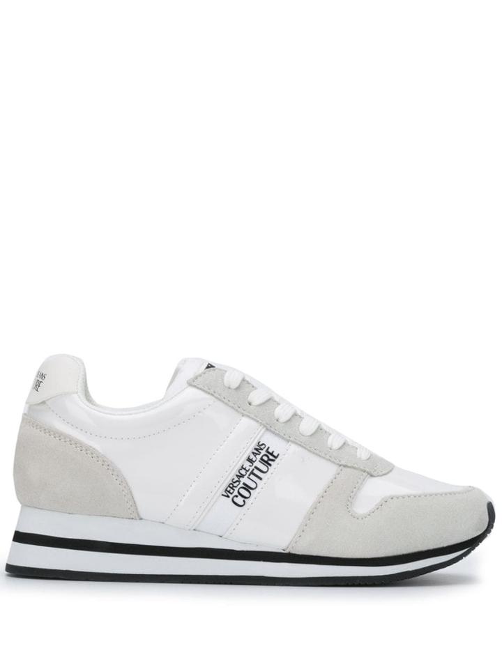 Versace Jeans Couture Logo Trainers - White