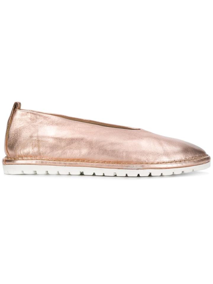 Marsèll Glossy Ballerina Shoes - Pink & Purple