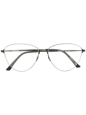 Balenciaga Eyewear Aviator Glasses - Black
