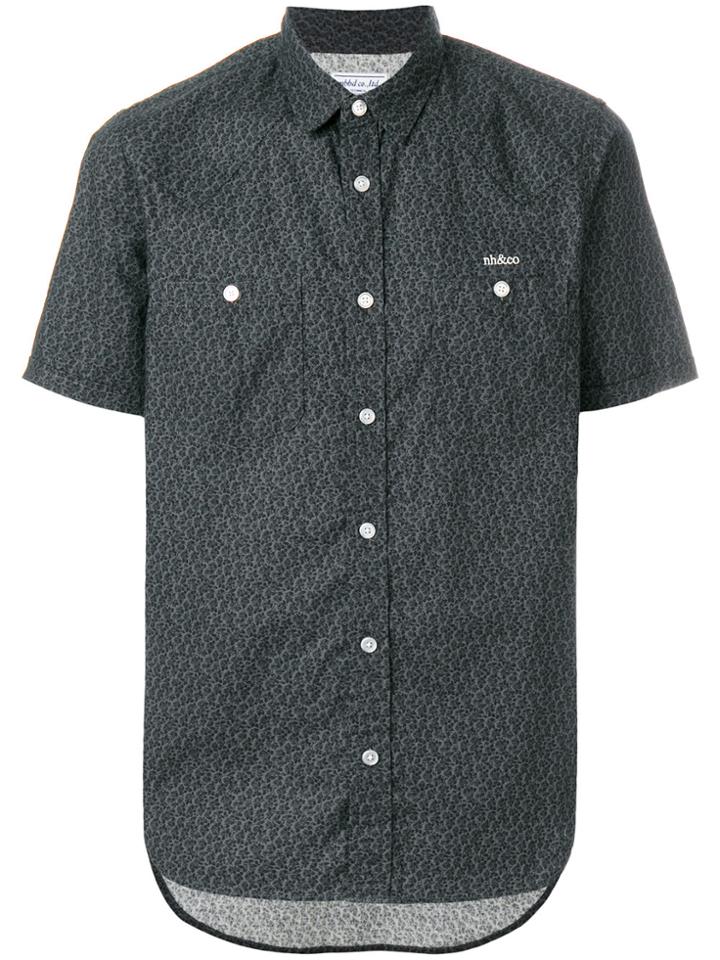 Neighborhood Floral Print Shirt - Grey