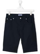 Dondup Kids Slim-fit Chino Shorts - Blue