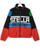 Stella Mccartney Kids Teen Logo Print Jacket - Black