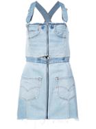 Re/done Detachable Mini Dress - Blue