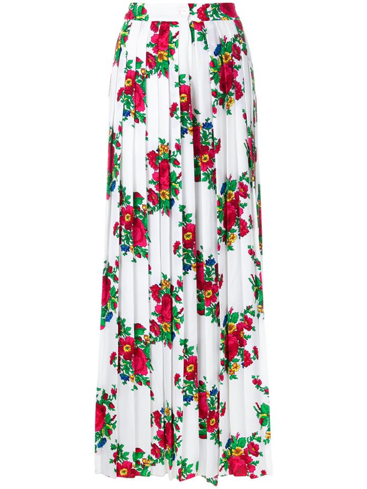 Seen Floral Flared Trousers - Multicolour