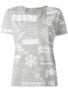 Kenzo - Flyer T-shirt - Women - Cotton/spandex/elastane - S, Grey, Cotton/spandex/elastane