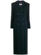 Romeo Gigli Pre-owned 1990s Longling Teddy Coat - Blue