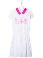 Fendi Kids Tank-style Day Dress - White